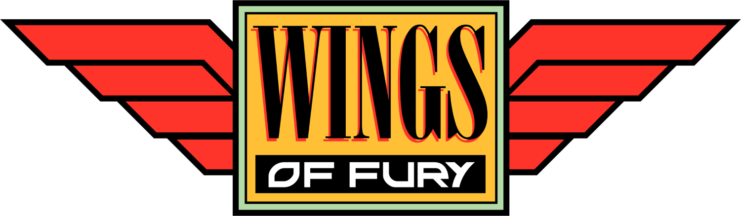 Wings of Fury logo for Commodore 64